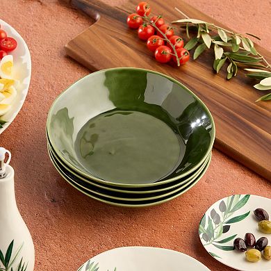Certified International Verde 4-pc. Soup Bowl Set