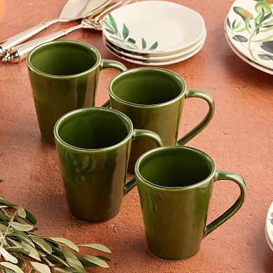 Certified International Verde 4-pc. Mug Set