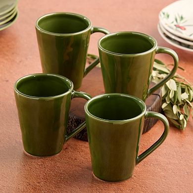 Certified International Verde 4-pc. Mug Set