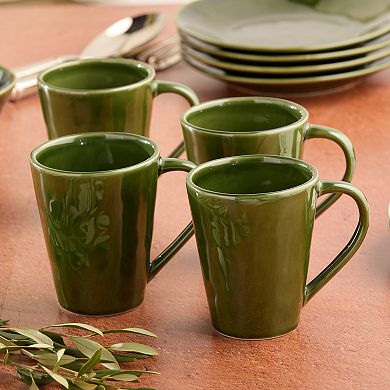 Certified International Verde 4-pc. Mug Set