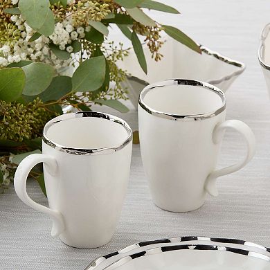 Certified International Regency Silver 4-pc. Mug Set