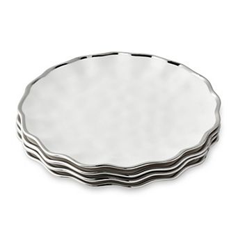 Certified International Regency Silver Dinner Plates Set of 4
