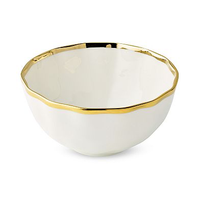 Certified International Regency Gold 4-Piece Ceral Bowl Set