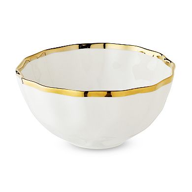 Certified International Regency Gold 4-Piece Ceral Bowl Set