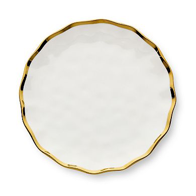 Certified International Regency Gold Salad Plates Set of 4