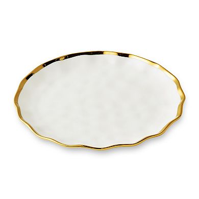 Certified International Regency Gold Salad Plates Set of 4
