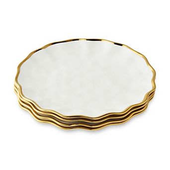 Certified International Regency Gold Dinner Plates Set of 4