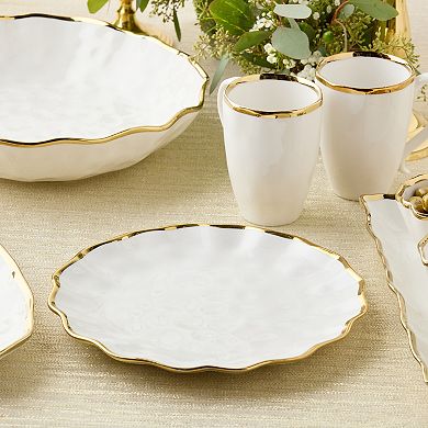 Certified International Regency Gold Dinner Plates Set of 4