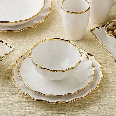 Certified International Regency Gold Dinner Plates Set of 4