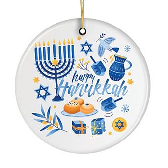 Happy Hanukkah Ornament