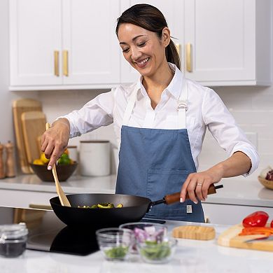 Joyce Chen Classic Series Carbon Steel Preseasoned Stir Fry Pan