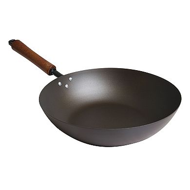 Joyce Chen Classic Series Carbon Steel Preseasoned Stir Fry Pan