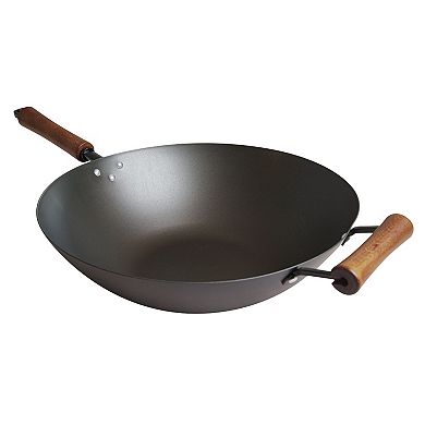 Joyce Chen Classic Series 14-in. Carbon Steel Preseasoned Wok