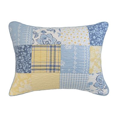 Donna Sharp Spring Flowers Pieced Cotton Quilt Set with Shams