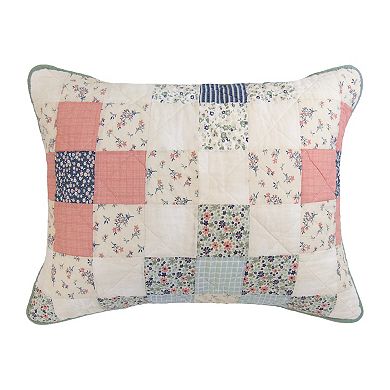 Donna Sharp April Patch Pieced Cotton Quilt Set with Shams