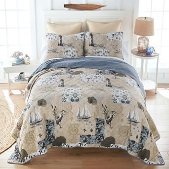 Donna Sharp Seascape Cotton Quilt Set with Shams
