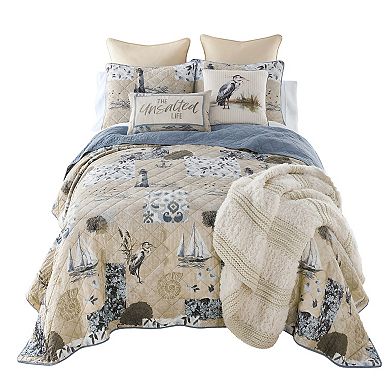 Donna Sharp Seascape Cotton Quilt Set with Shams