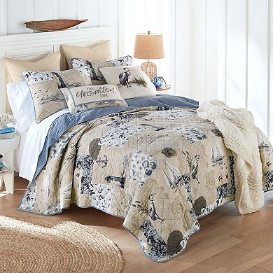 Donna Sharp Seascape Cotton Quilt Set with Shams