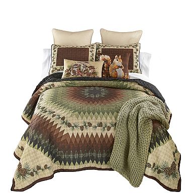 Donna Sharp Pine Circle Quilt Set with Shams