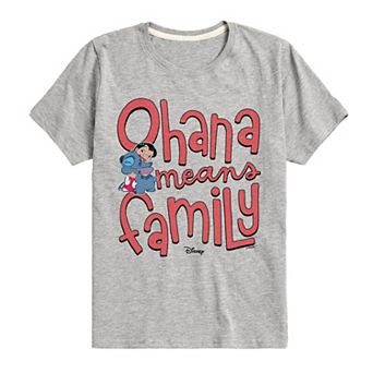 Disney's Lilo & Stitch Boys 8-20 Ohana Means Family Graphic Tee