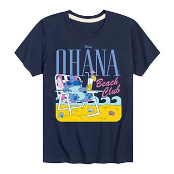 Disney's Lilo & Stitch Boys 8-20 Ohana Beach Club Graphic Tee