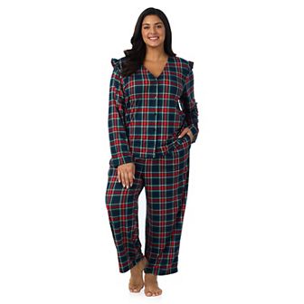 Plus Size Draper James Cozy Long Sleeve Pajama Top & Pajama Bottoms Set