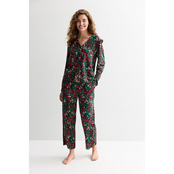 Women's Draper James Cozy Long Sleeve Pajama Top & Pajama Bottoms Set
