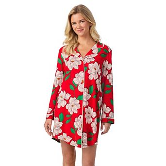 Women's Draper James Cozy Long Sleeve Sleepshirt