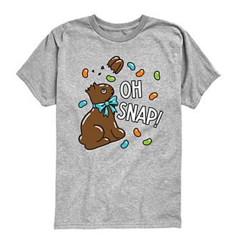 Boys 8-20 Oh Snap Chocolate Bunny Graphic Tee