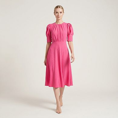 Women's Maison Tara Textured Knit Midi Dress