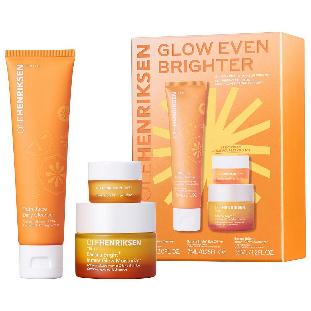 OLEHENRIKSEN Glow Even Brighter Banana Bright Makeup Prep Set