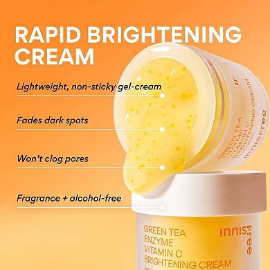 Vitamin C Brightening Refillable Gel Cream Moisturizer for Dark Spots
