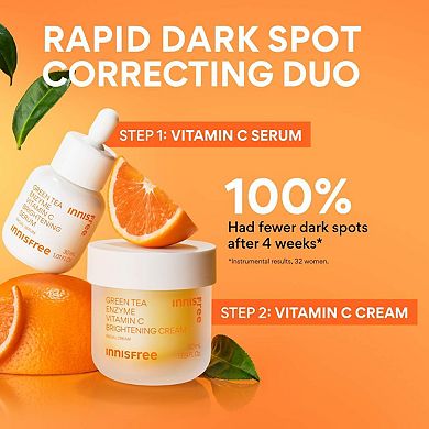 Vitamin C Brightening Refillable Gel Cream Moisturizer for Dark Spots