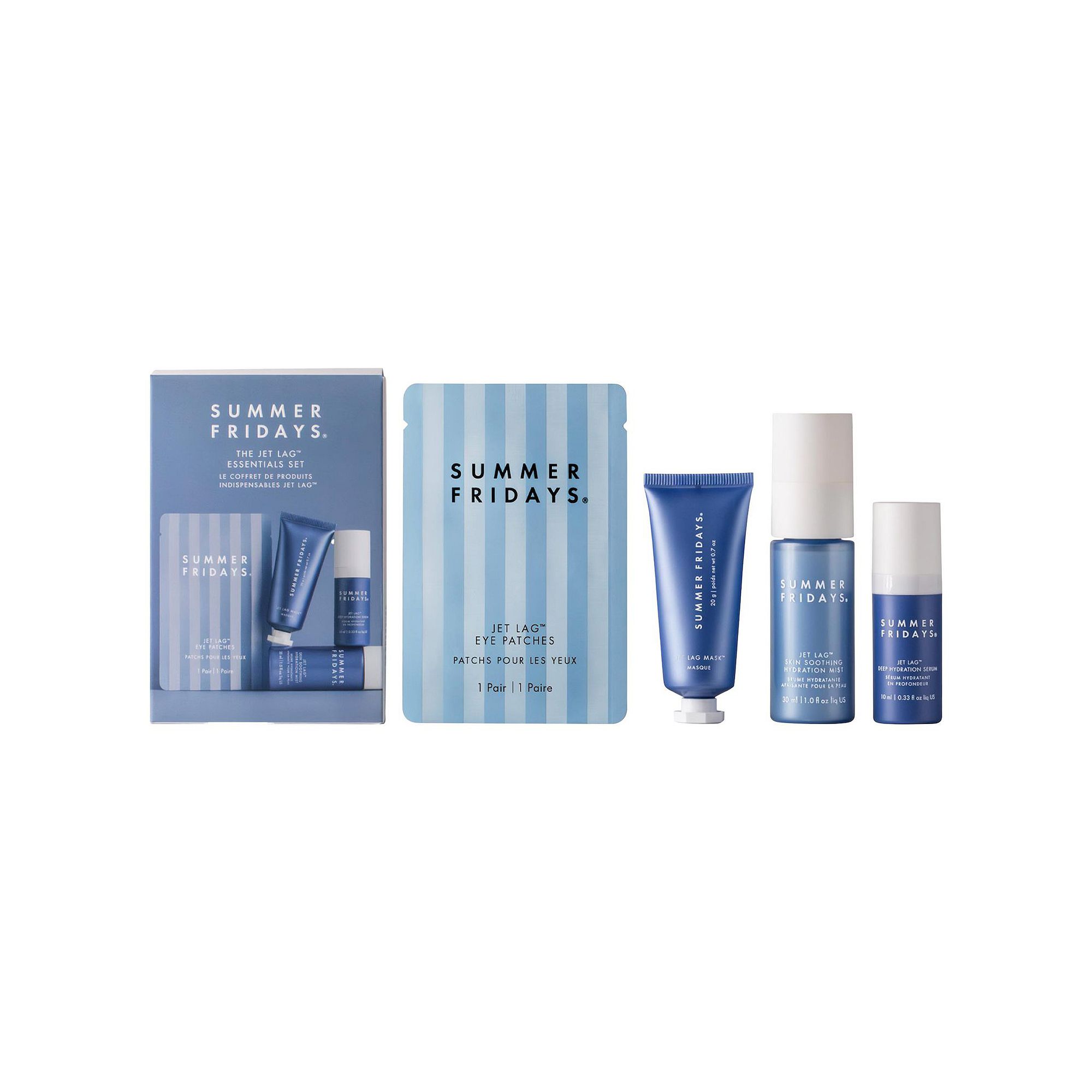 Summer Fridays The Jet Lag Essentials Hydration Set for Travel, None