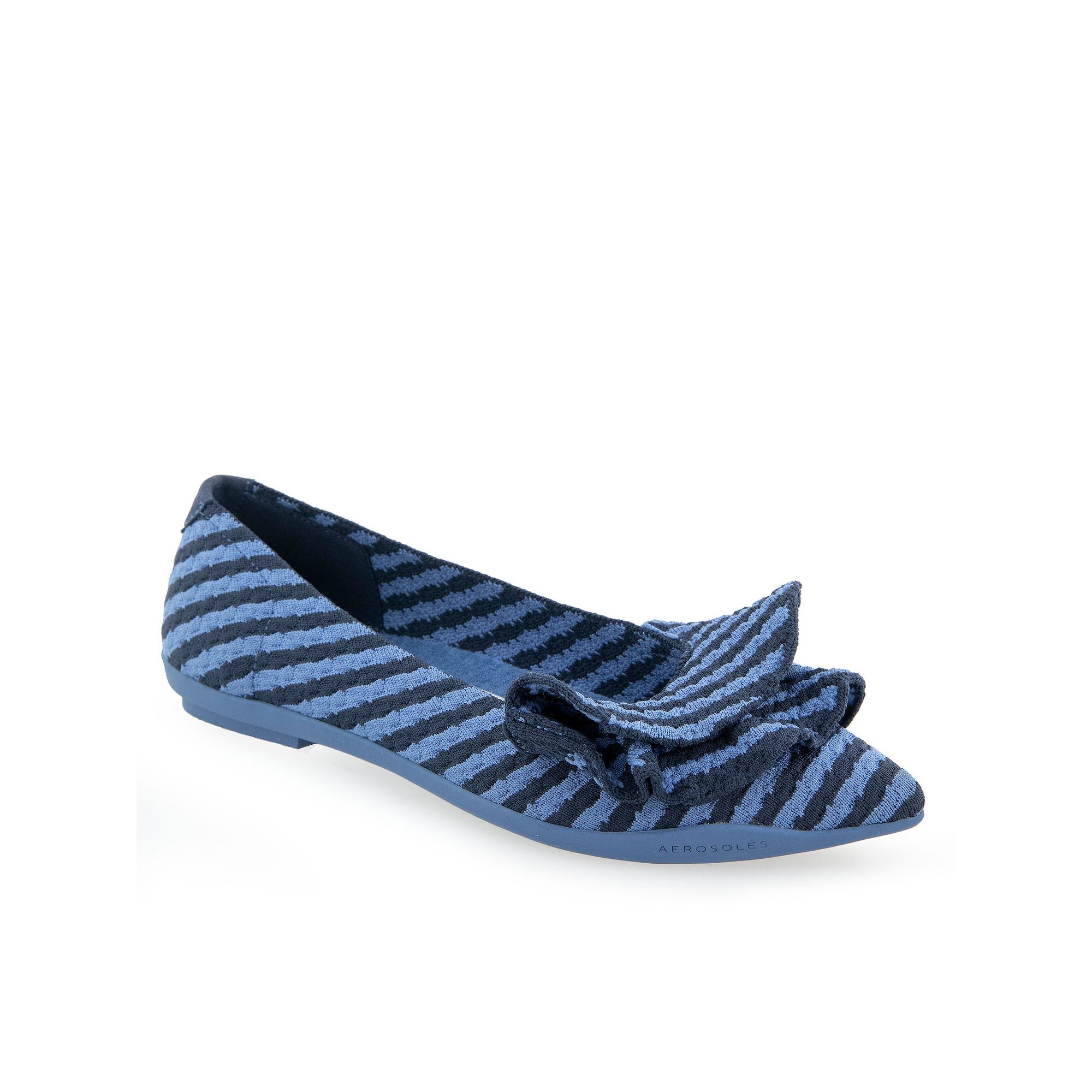 Aerosoles Damira Womens Ballet Flats, Size: 6 Wide, Blue Jean