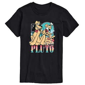 Disney's Pluto Big & Tall Retro Bootleg Graphic Tee