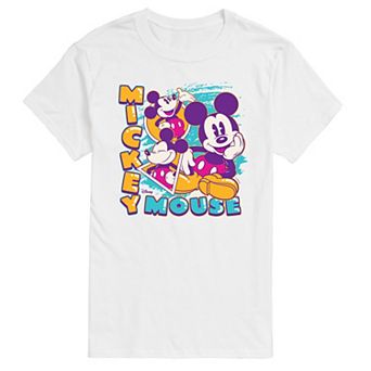 Disney's Mickey Mouse Big & Tall Vintage Bootleg Graphic Tee