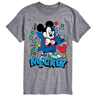 Disney's Mickey Mouse Big & Tall Retro Sketch Graphic Tee