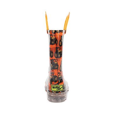 Western Chief Lighted Toddler & Little Kids Boys Knee-High Rain Boots