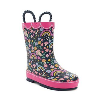 Western Chief Fantasy Forest Toddler & Little Kids Girls Faux-Fur Rain Boots