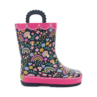 Western Chief Fantasy Forest Toddler & Little Kids Girls Faux-Fur Rain Boots