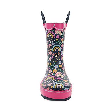 Western Chief Fantasy Forest Toddler & Little Kids Girls Faux-Fur Rain Boots