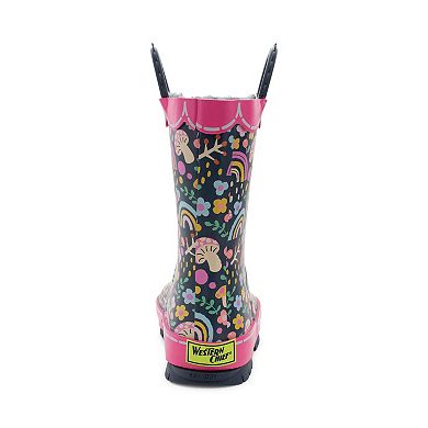 Western Chief Fantasy Forest Toddler & Little Kids Girls Faux-Fur Rain Boots