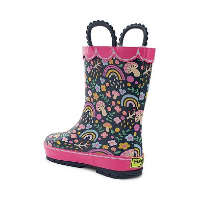 Western Chief Fantasy Forest Toddler & Little Kids Girls Faux-Fur Rain Boots