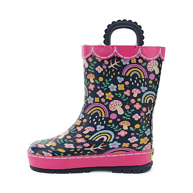 Western Chief Fantasy Forest Toddler & Little Kids Girls Faux-Fur Rain Boots