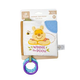 Disney's Winnie the Pooh Soft Baby Book with Teething Ring