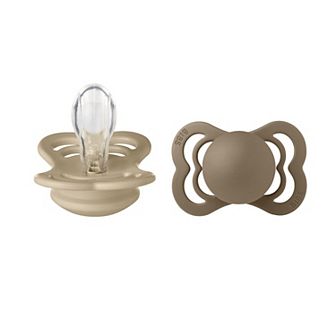 Bibs Supreme 2 pk Pacifiers 0-6 Mo