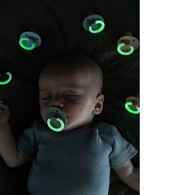 Bibs Glow in the Dark 2-Pack Pacifiers 6-18 mos