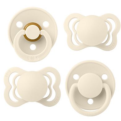 Bibs Try-it Collection 4-Pack Pacifiers 0-6mo