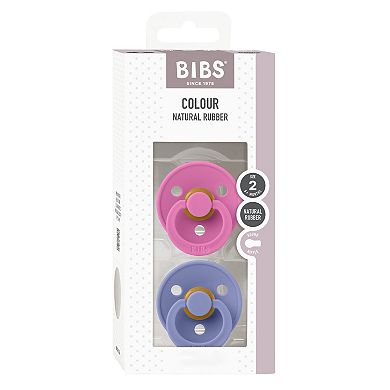 Bibs Colour 2-Pack Latex Pacifiers 6-18 mo